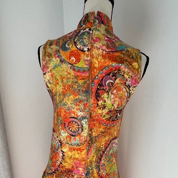 VTG 70s Liberty House by Sydney (Hawaii) Split Shirt/Dress with Long Pants Sz 6 - Picture 4 of 10